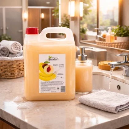 Săpun Cremă - Piersică și Banană — Ekolan 5 L