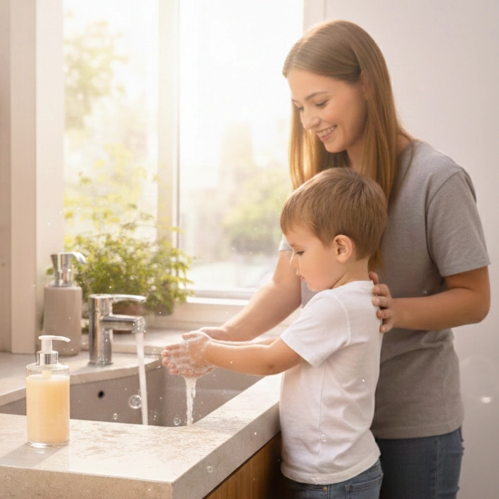 Săpun Cremă - Piersică și Banană — Ekolan 5 L - Image 3