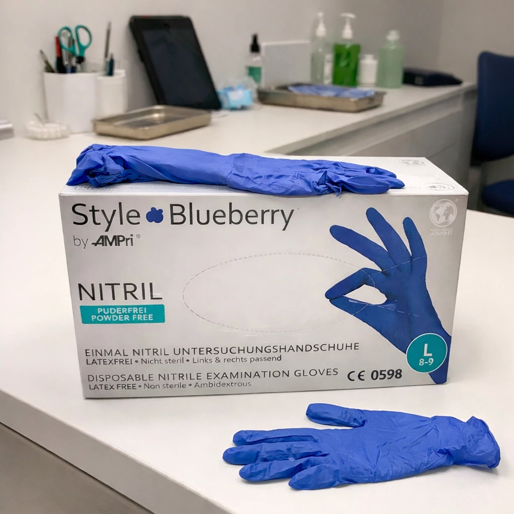 Manuși nitril Style Blueberry by AMPri – 100 buc