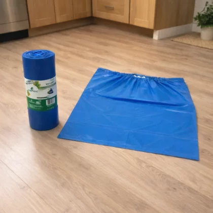 ecoFriend – Saci menajeri 60 L (100% reciclați) – 15 buc/rolă