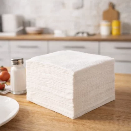 Șervețele de masă 24×24 cm, 2 straturi, 2000 bucăți/cutie