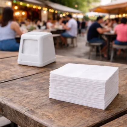 Șervețele pentru dispenser de masă - 14 pachete/cutie, 350 buc/pachet