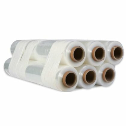 Folie stretch pentru paletizare manuală, 500 mm, 100 m, cutie 6 role