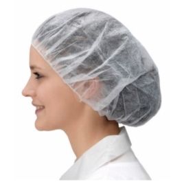 Bonete de plasă, alb/albastru, tip medical