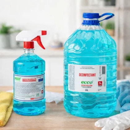 Dezinfectant pentru mâini și suprafețe – 1 L cu pulverizator / 5 L