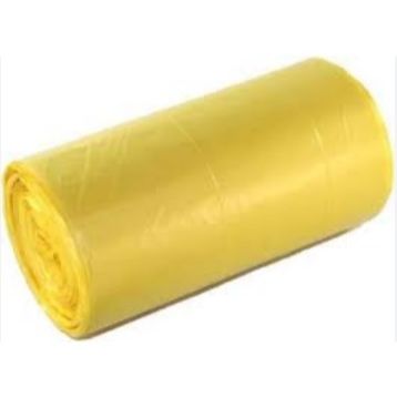 Pungi menajere Optim 35 L / 30 buc., galbene, pentru coșuri standard 450×550 mm